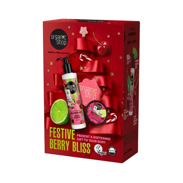 Kehahoolduskomplekt Festive Berry Bliss, ORGANIC SHOP, 1 kmpl