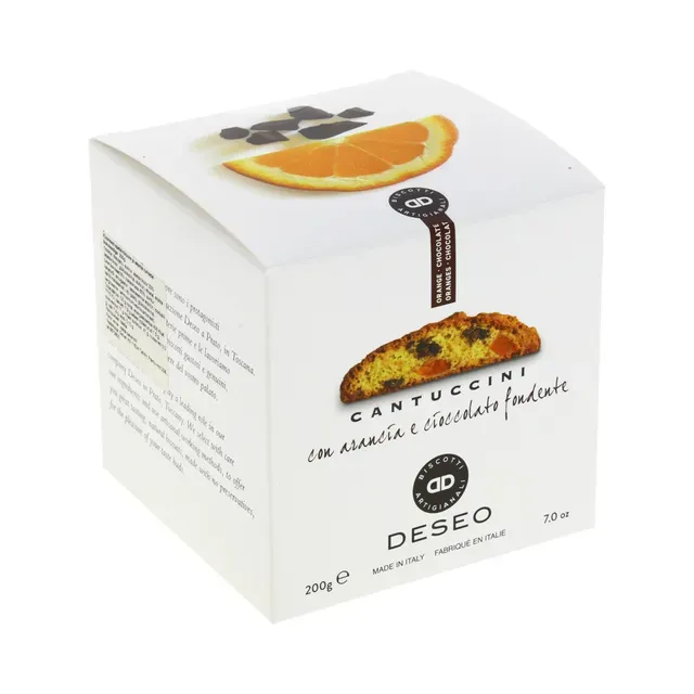 Küpsised apelsinikoore ja ekstra tumeda šokolaadiga, DESEO, 200 g