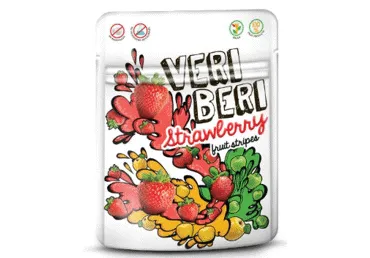 Maasikakangikesed VERI BERI 50g