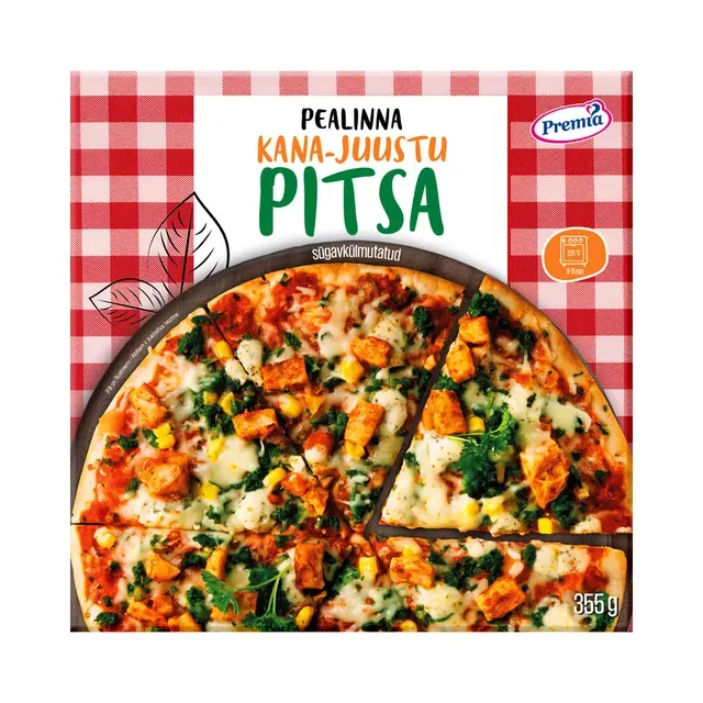 Kana-juustu pitsa, PEALINNA, 355 g