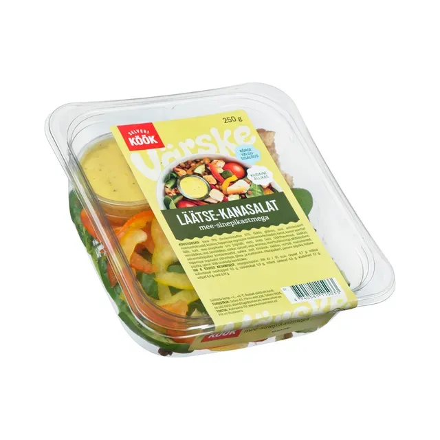 Läätse-kanasalat mee-sinepikastmega, SELVERI KÖÖK, 250 g