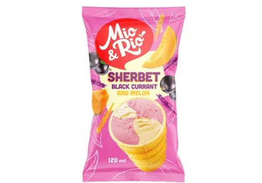 Sorbett melon&mustsõstar MIO&RIO,73g