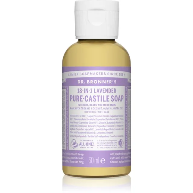 Dr. Bronner’s Lavender Universaalne vedelseep 60 ml
