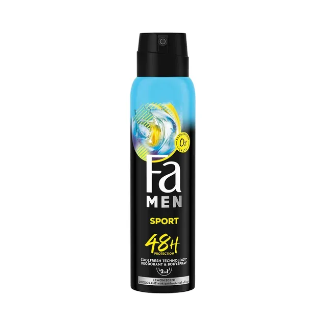 Deodorant Fresh Sport meestele, FA MEN, 150 ml