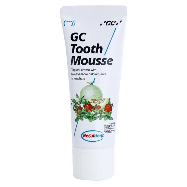 GC Tooth Mousse Remineraliseeriv kaitsekreem tundlikele hammastele ilma fluoriidita maitse Melon 35 ml