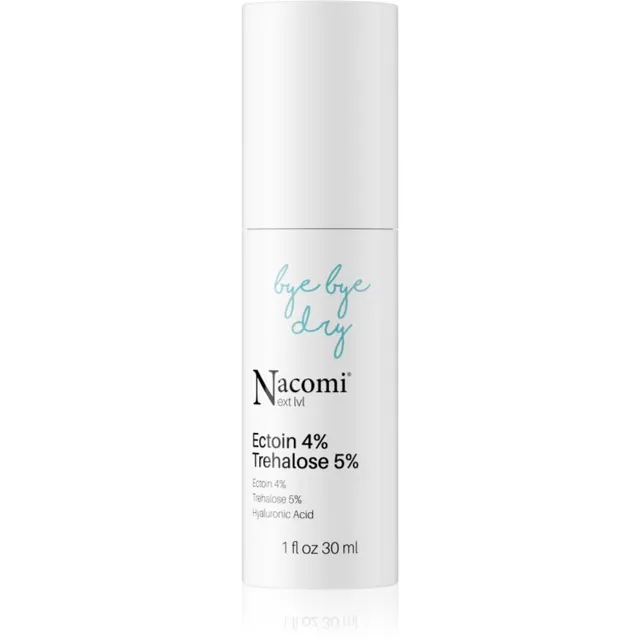 Nacomi Next Level Bye Bye Dry Niisutav seerum kuivale nahale Ectoin 4% Trehalose 5% 30 ml