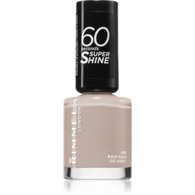 Rimmel 60 Seconds By Rita Ora Küünelakk varjund 498 Rain Rain Go Away 8 ml