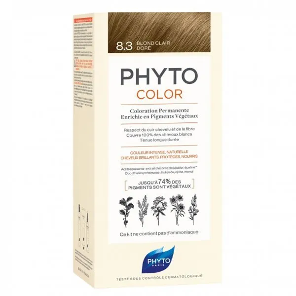 PHYTO Phytocolor Hair Dye No.8.3 Light Golden Blonde