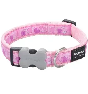 Kaelarihm koerale, disainmustriga Breezy Love Pink (Red Dingo)