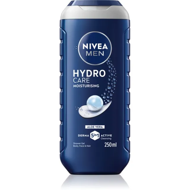 NIVEA MEN Hydrocare Dušigeel näole, kehale ja juustele 250 ml