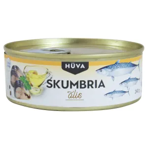 Hüva skumbria õlis 240g