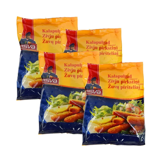 HULGI Kalapulgad 4tk, ESVA, 4 x 400g