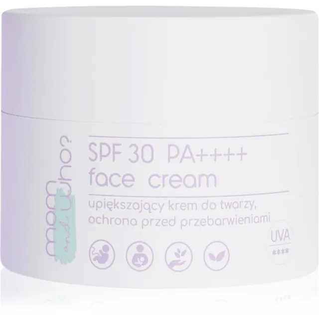 Nacomi Mom & Who Niisutav kreem rasedatele ja imetavatele naistele SPF 30 50 ml