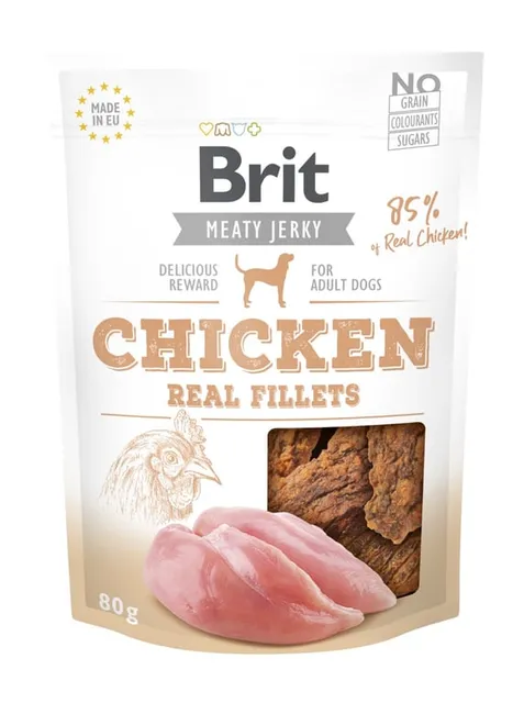Brit Care Real Fillets koera maius, kana, 80 g