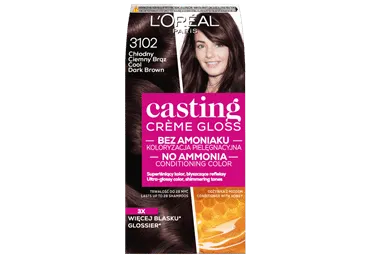 Poolpüsivärv L'OREAL Casting Creme 3102 külm tumepruun