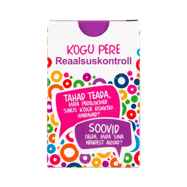 Lauamäng "Kogu pere Reaalsuskontroll", DADA FUN, 1 tk
