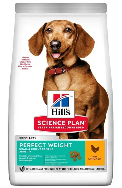 Hill's Science Plan Weight koeratoit kanaga väiksele koerale 1,5kg