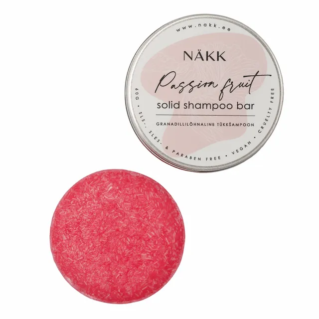 NÄKK Solid Shampoo "Passion Fruit" tükkšampoon