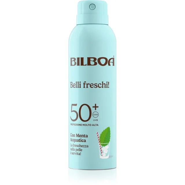 Bilboa Belli Freschi Päikesepihusti piparmündiga SPF 50+ 150 ml