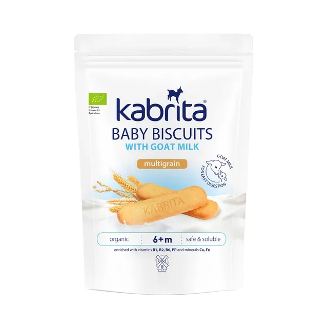 Beebiküpsised mitmevilja, kitsepiimaga 6k, KABRITA, 115 g
