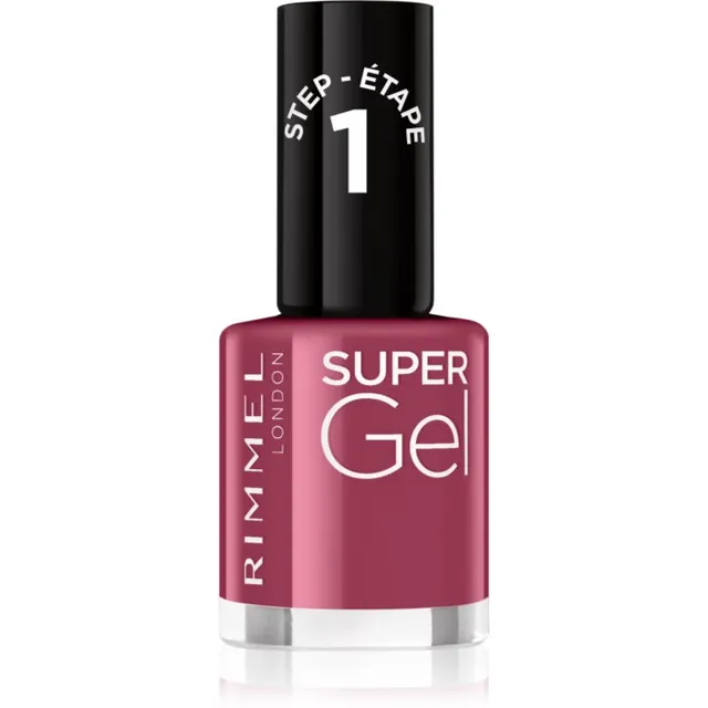 Rimmel Super Gel Geelküünelakk ilma UV / LED-lampide kasutamiseta varjund 030 Wild Gal 12 ml