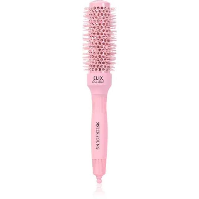 Sister Young ELIX Round Brush Cera Heat Pink Ümmargune juuksehari 32mm 1 tk