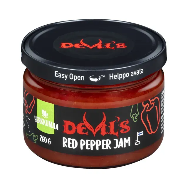 Devil´s Red Pepper Jam, DEVIL´S, 260 g