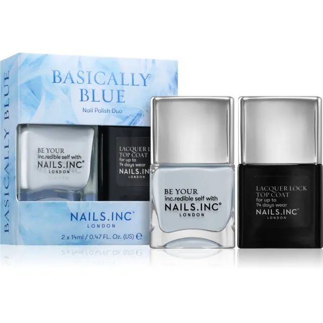 Nails Inc. Basically Blue Küünelakikomplekt