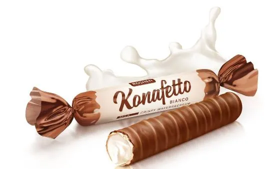 Roshen vahvlirullid Konafetto Bianco, 1kg