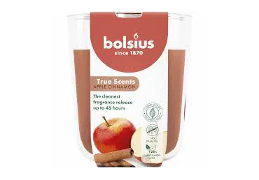 Küünal klaasis BOLSIUS apple c.
