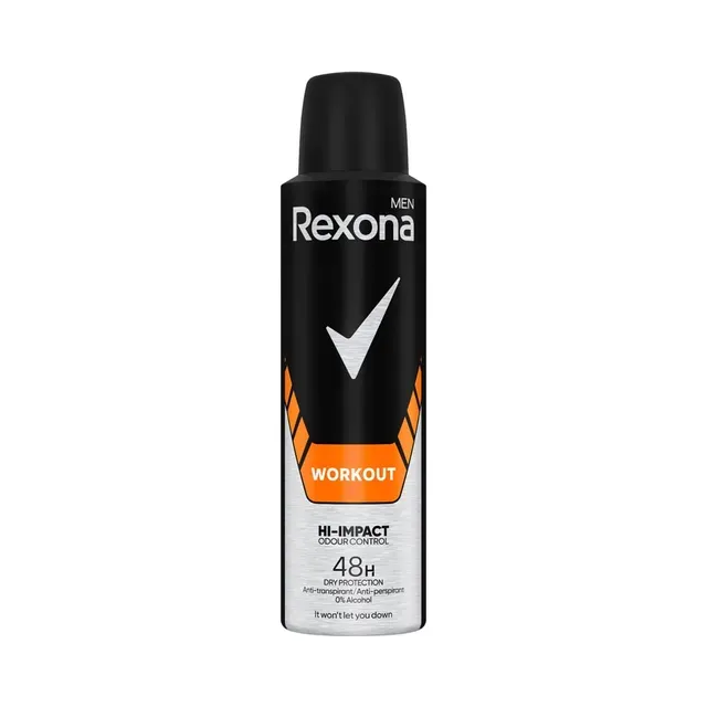 Deodorant Workout meestele, REXONA, 150 ml