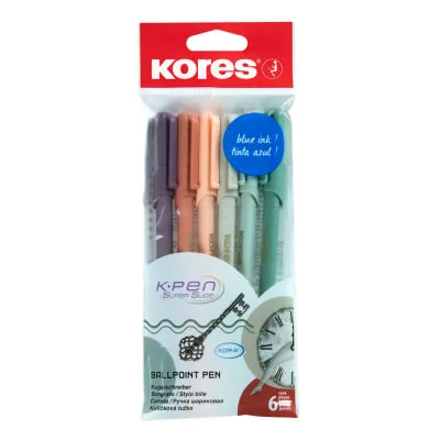 Pastapliiats sinine Kores Kor-M 6tk