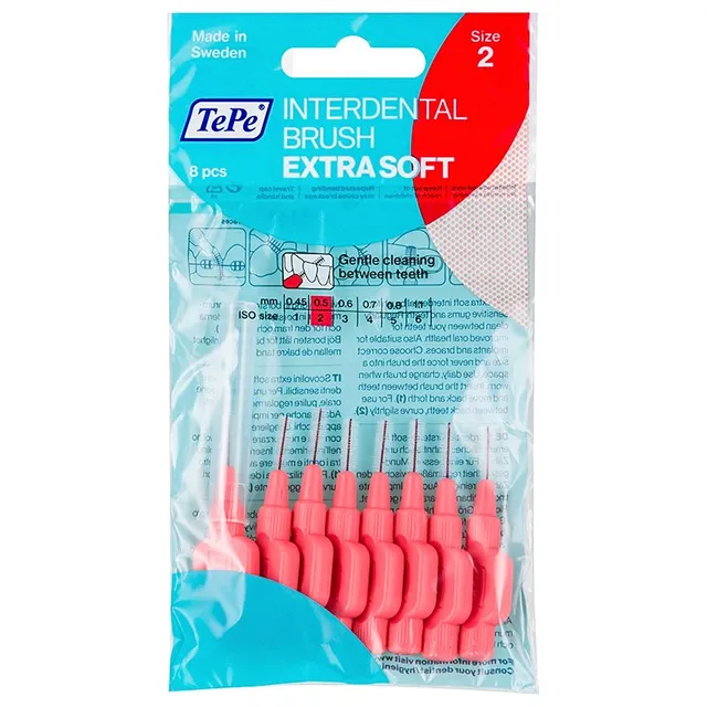 TePe Extra Soft Hambavaheharjad 0,5 mm 8 tk