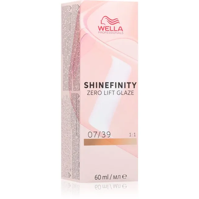 Wella Professionals Shinefinity Zero Lift Glaze poolpüsivärv (demi-permanent) varjund 7/39 60 ml