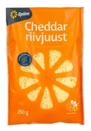 E-Piim Cheddar Riivjuust 250g