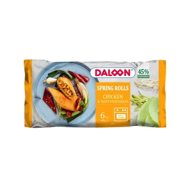 Kevadrullid kanafileega, DALOON, 600 g