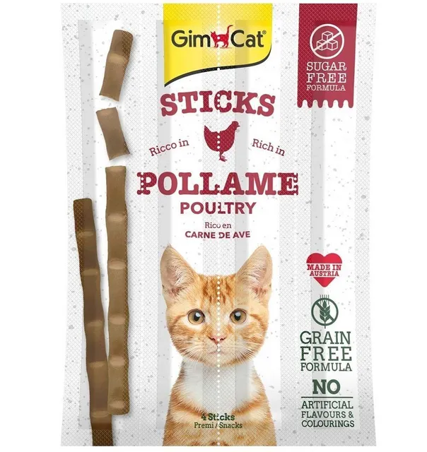 Maiusepulgad kassile, kodulinnulihaga, teraviljavaba (GimCat)