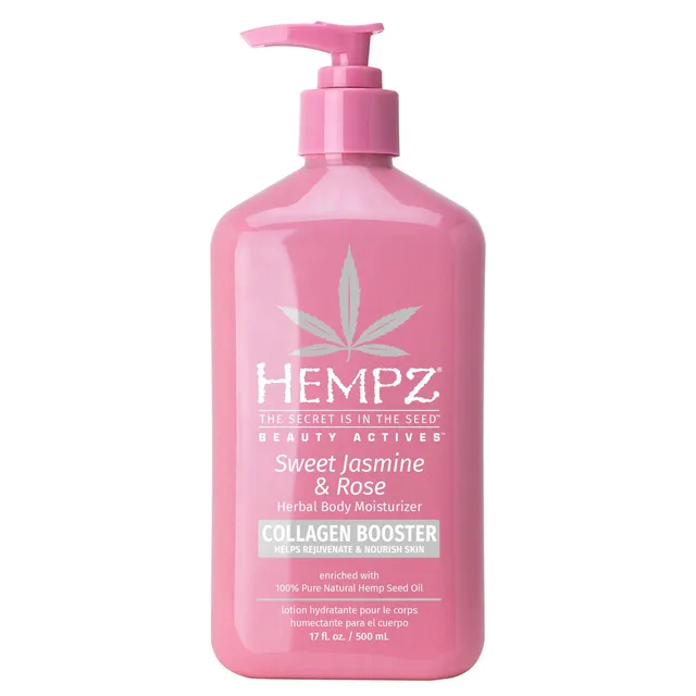 HEMPZ Sweet Jasmine & Rose Herbal Body Moisturizer 500ml
