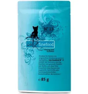 Classic N°13 HEERINGA ja KREVETTIDEGA  (70%), teraviljavaba kassieine kotike (Catz Finefood)