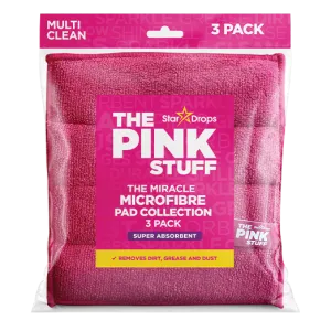 Pink Stuff svammlapp mikrofiiber 3tk