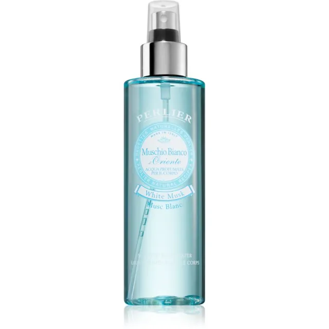 Perlier White Musk Body Spray Värskendav kehapihusti naistele 200 ml