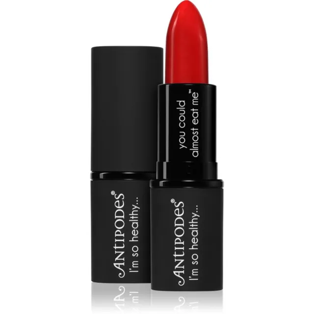 Antipodes Moisture-Boost Natural Lipstick Toitev huulepulk varjund Forest Berry Red 4 g
