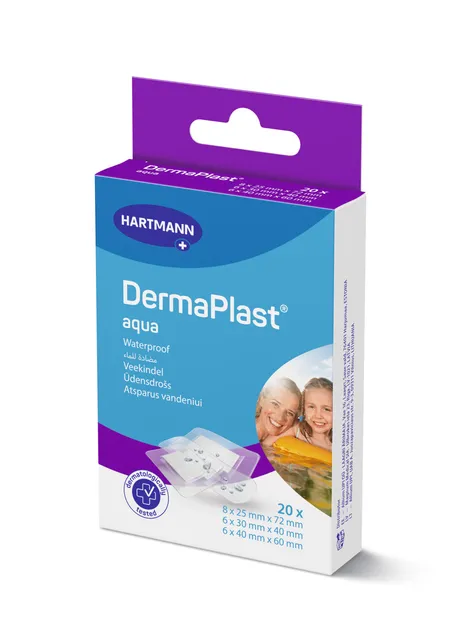 DERMAPLAST PLAASTRID AQUA LÄBIPAISTVAD (3 SUURUST) N20