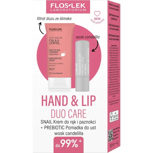FlosLek Laboratorium Hand & Lip Snail Kinkekomplekt