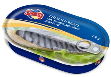 Makrellifilee õlis OCEAN, EO 170g