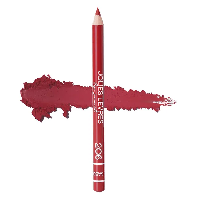 VIVIENNE SABO Jolies Levres Lip Pencil No.206 Coral Red 1.4g