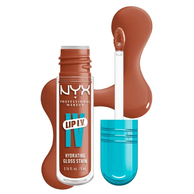 NYX I.V. Hydrating Lip Gloss Serum No.01 Caramel Drip 5ml