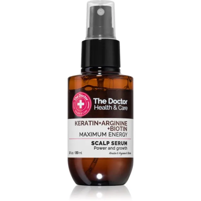 The Doctor Keratin + Arginine + Biotin Maximum Energy Seerum peanahale keratiiniga 89 ml