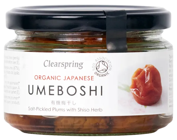 Marineeritud Jaapani ploomid Umeboshi, ökoloogiline
