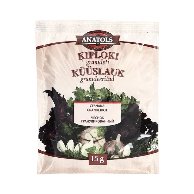 Granuleeritud küüslauk, ANATOLS, 15 g